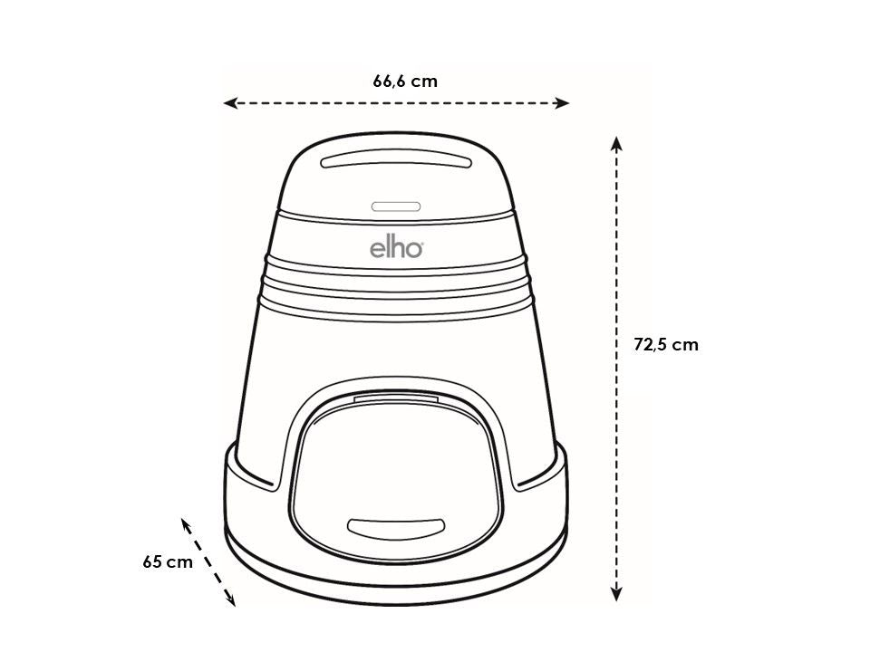 Green Basics Composteur 200L