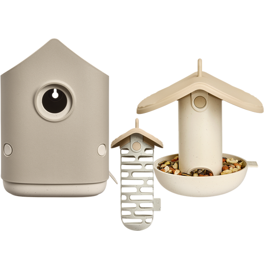 BNDL Cosy House+suet+silo Feeders