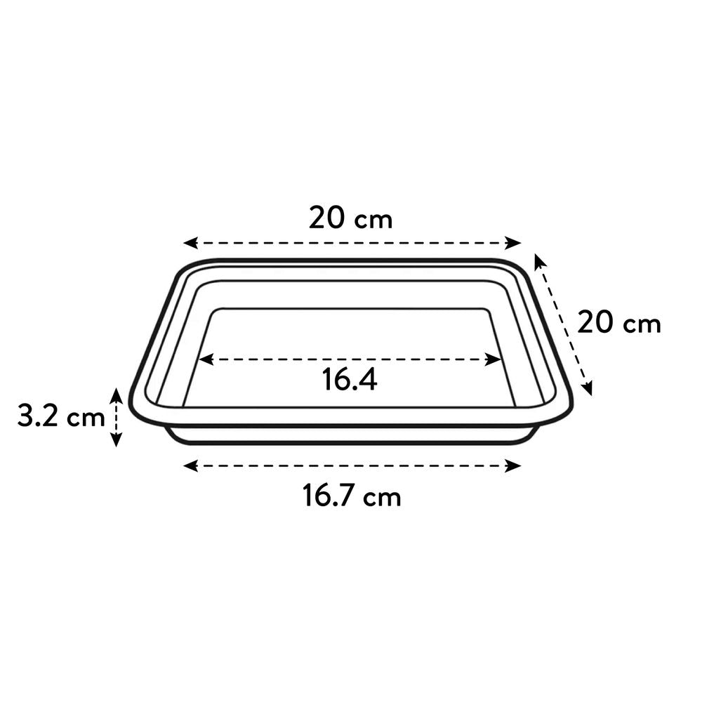Soucoupe Universelle Carrée 20
